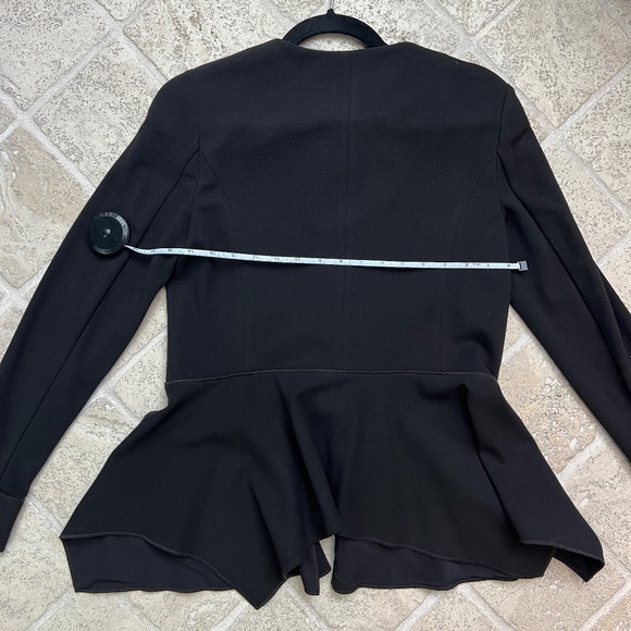 Zipped Blazer. Black size 6 by Worth NY - Picture 2 of 5